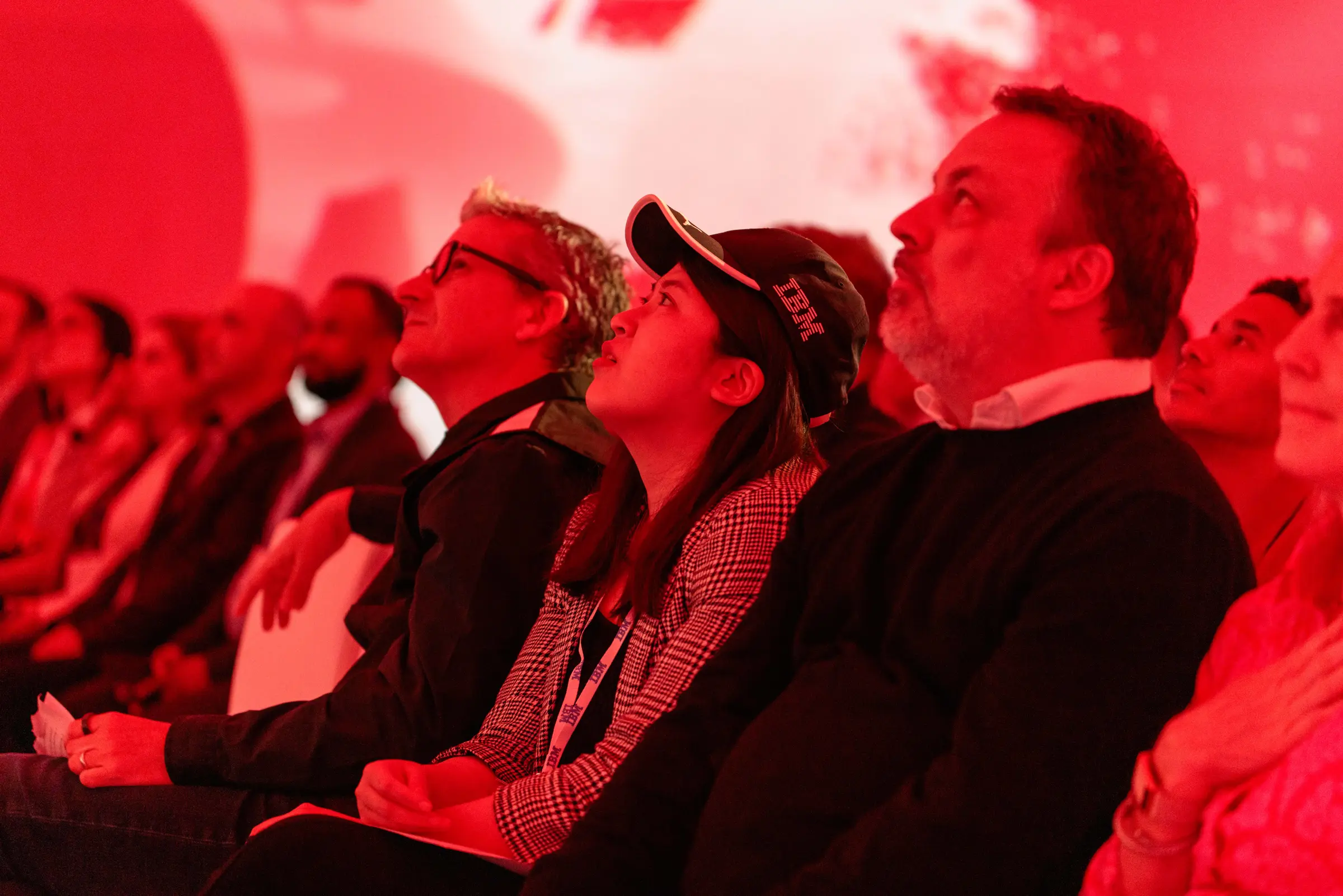 IBM x Ferrari — The room in Ferrari red