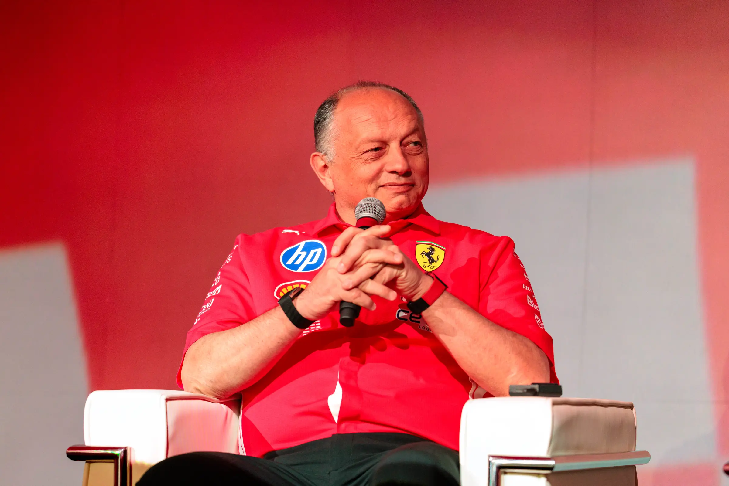 IBM x Ferrari — Fred Vasseur, fireside portrait