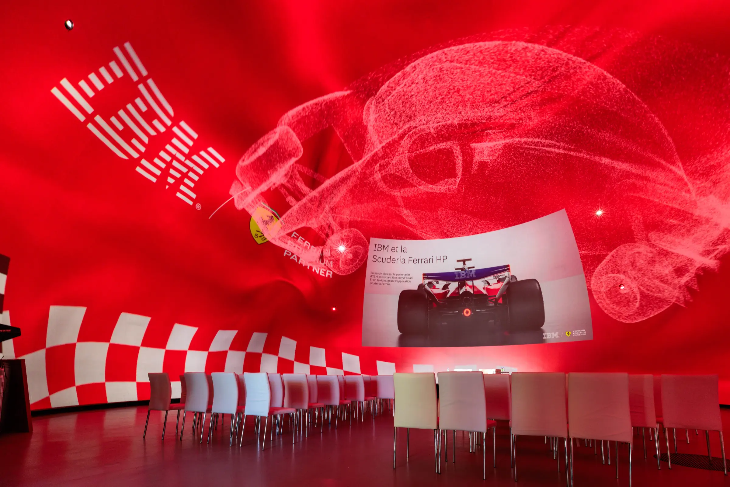 IBM x Ferrari — Scuderia Ferrari HP, rendered