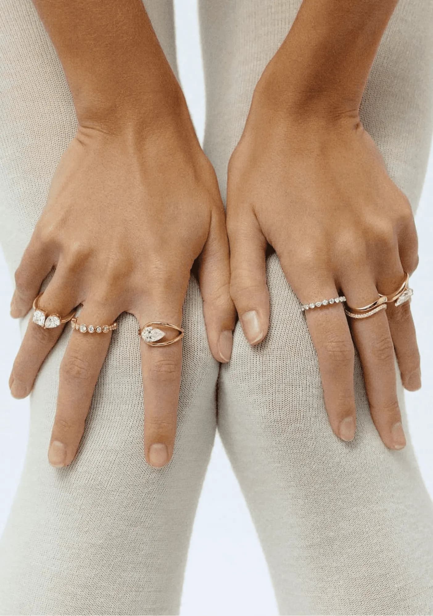 Atelier Talule — Atelier Talule - rings worn, hands crossed