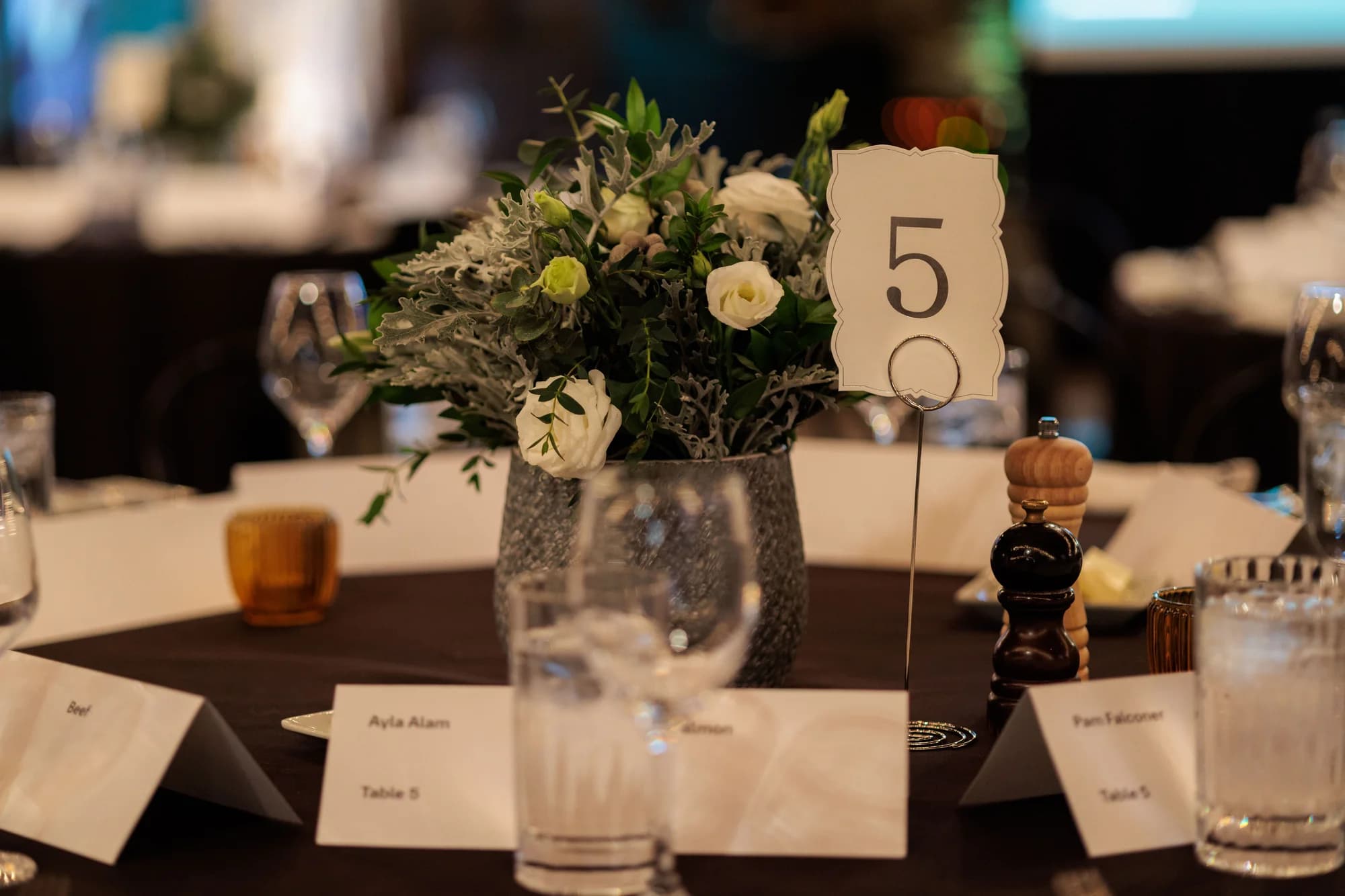 Boehringer Ingelheim — Boehringer - table setting and flowers