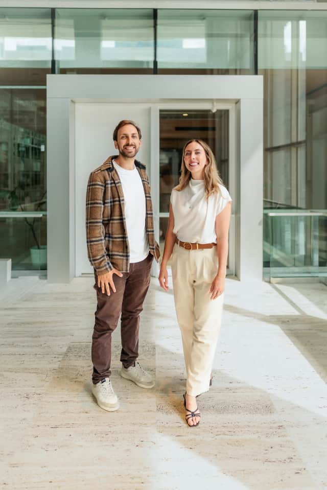 Corporate Headshots, CDWare - the two founders in the lobby