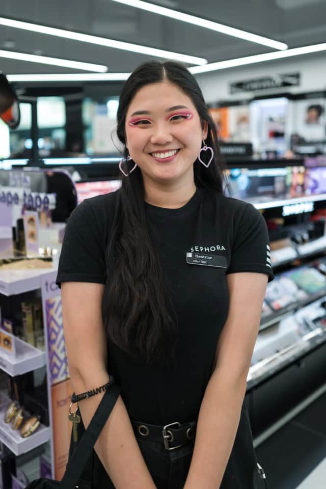 Corporate Headshots, Sephora - Beatrice on the floor, the GM visit