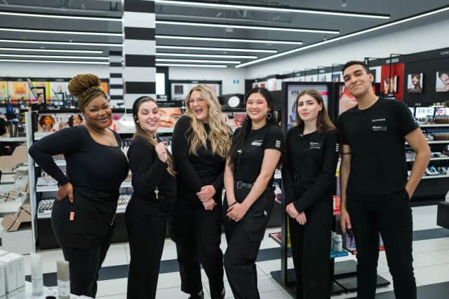 Corporate Headshots, Sephora Canada - the six-person store team on the floor, employer brand